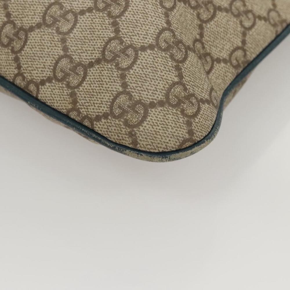 GUCCI GG Supreme Hand Bag PVC Beige Gold 131258 Auth 121977 - Picture 14 of 16